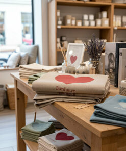 Alternative view of Chemin de table Coeur