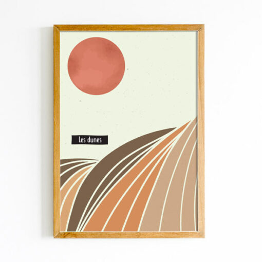 Affiche Les dunes