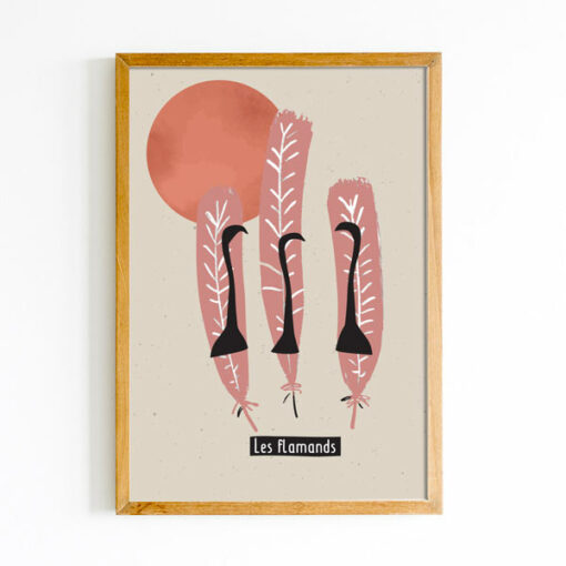 Affiche Les flamands