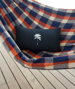 Housse de coussin "Palmier noir"