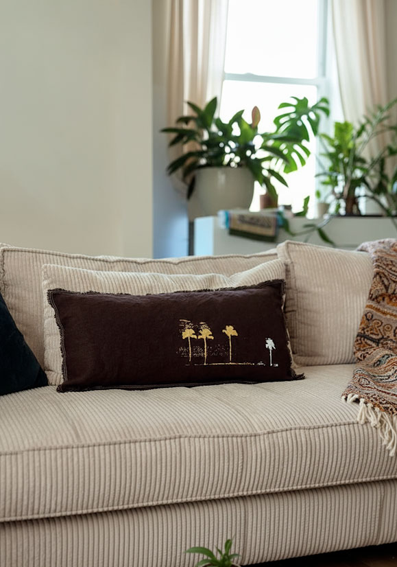 Coussin Chanvre ancien – Image 2