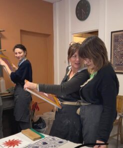 Atelier de groupe sérigraphie privatisé