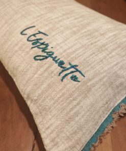 Alternative view of MA PLAGE - Coussin brodé personnalisable