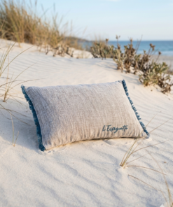MA PLAGE - Coussin brodé personnalisable