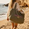 GRAND SAC KAKI BEACH BAG2