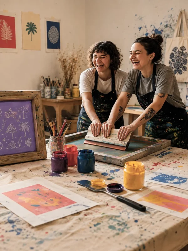 Ateliers de sérigraphie 2 visu atelier decouverte manapongo