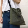 Le sac NOVA 8 Sac lin kaki serigraphie 04